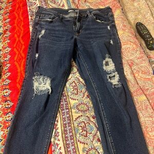 Old Navy Rockstar Super Skinny Mid Rise Jeans